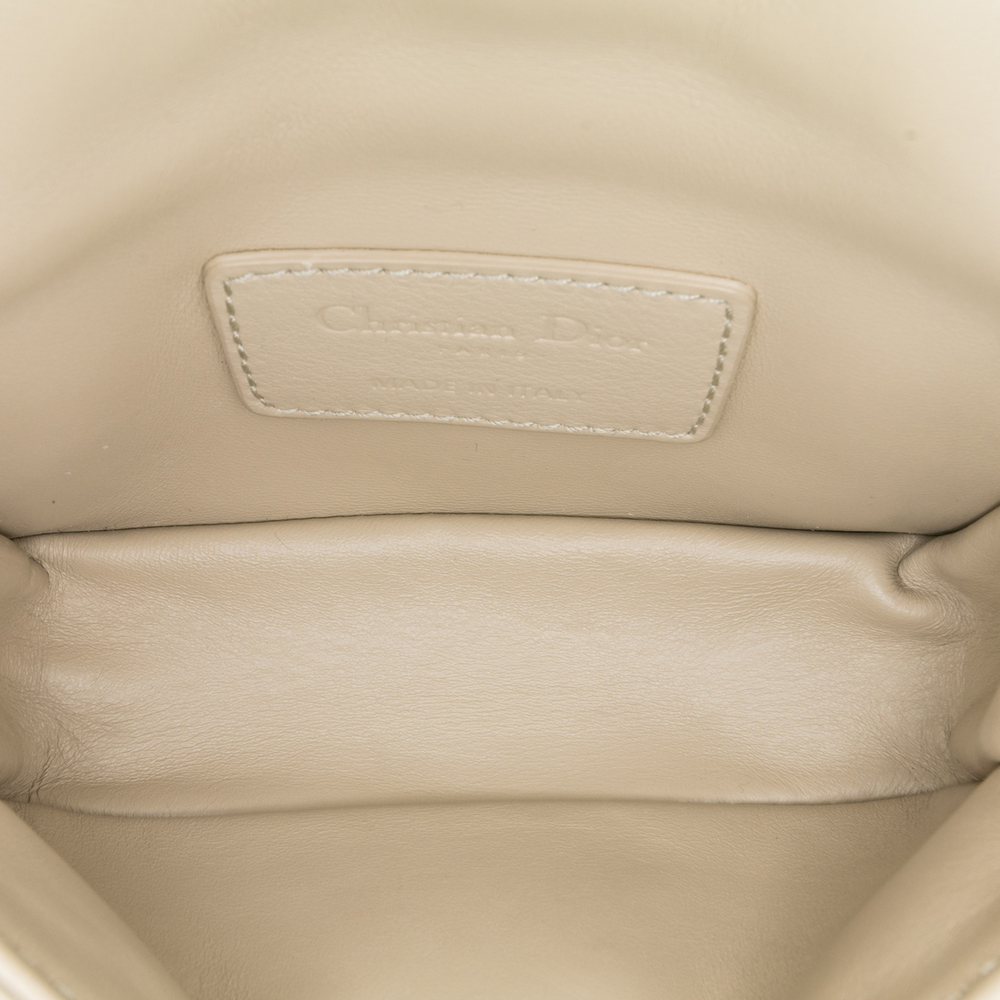 Pre-Loved Dior Micro Supple Calfskin Cannage Caro Bag - Picture 4 of 8
